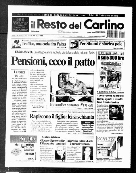 Il Resto del Carlino : giornale dell'Emilia